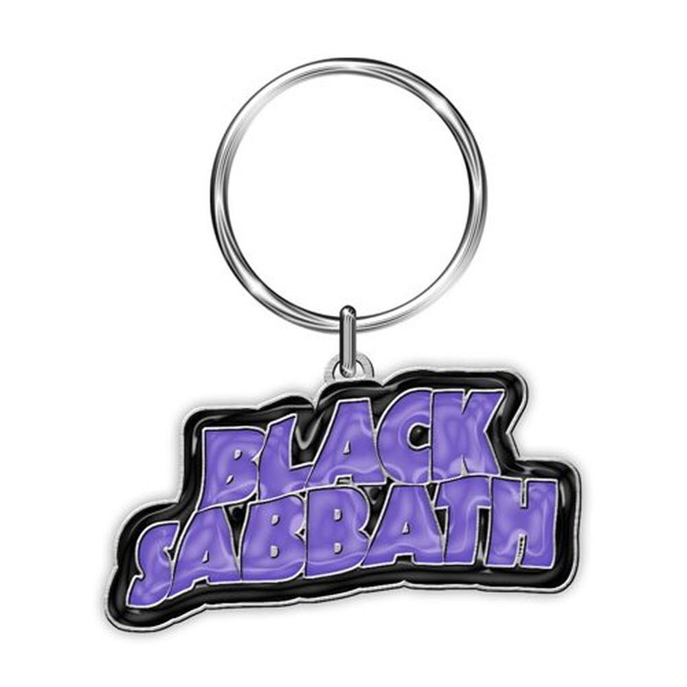 Black Sabbath - Logo Schlüsselring - Lila